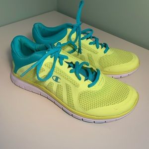 Champion Neon Running Sneakers